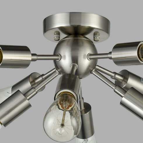 Sputnik Chandelier with 8 Socket Flush Mount Ceiling Light